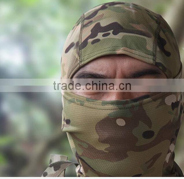 Fashion Hunting headcover 100% polyester fleece sport tactical military balaclava full face mask