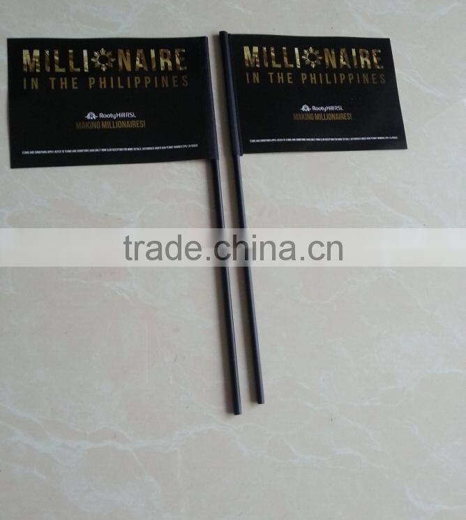 paper custom hand flag