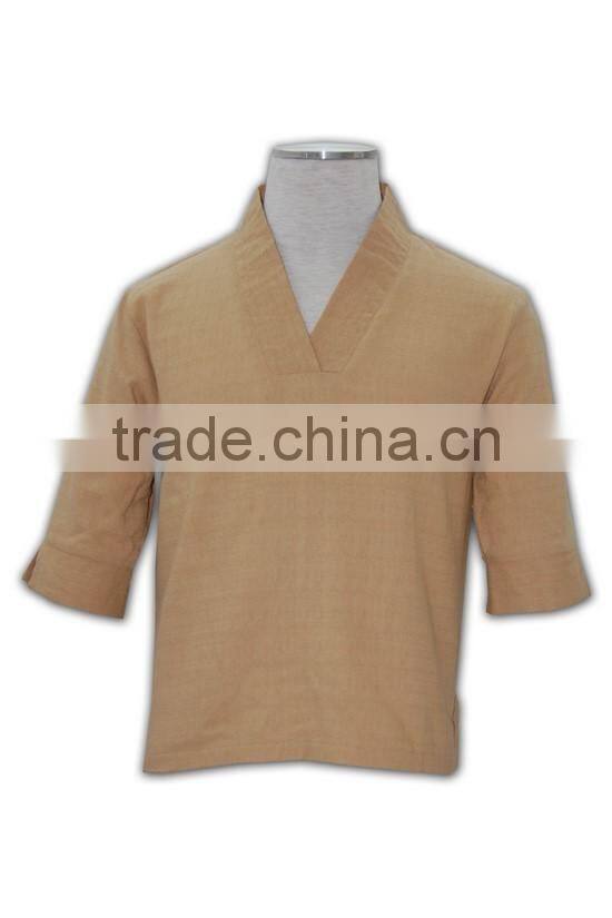 Tailor-made Festival short sleeve low MOQ white new design fashionable company uniform store