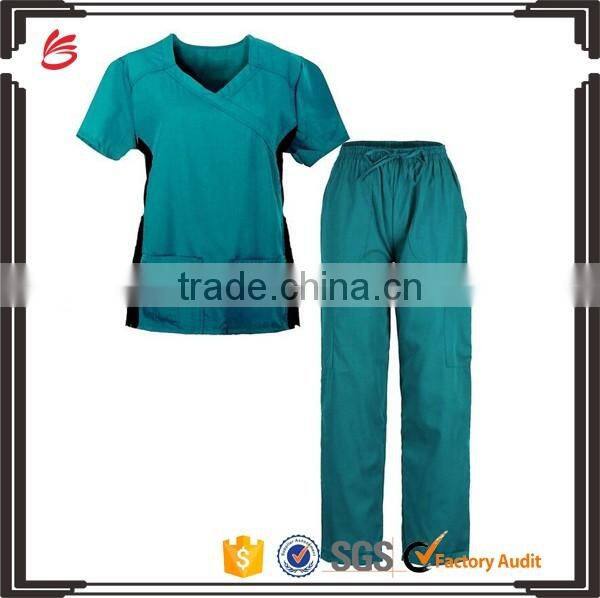 OEM service classical beautiful nursing scrub sets meternity work sets