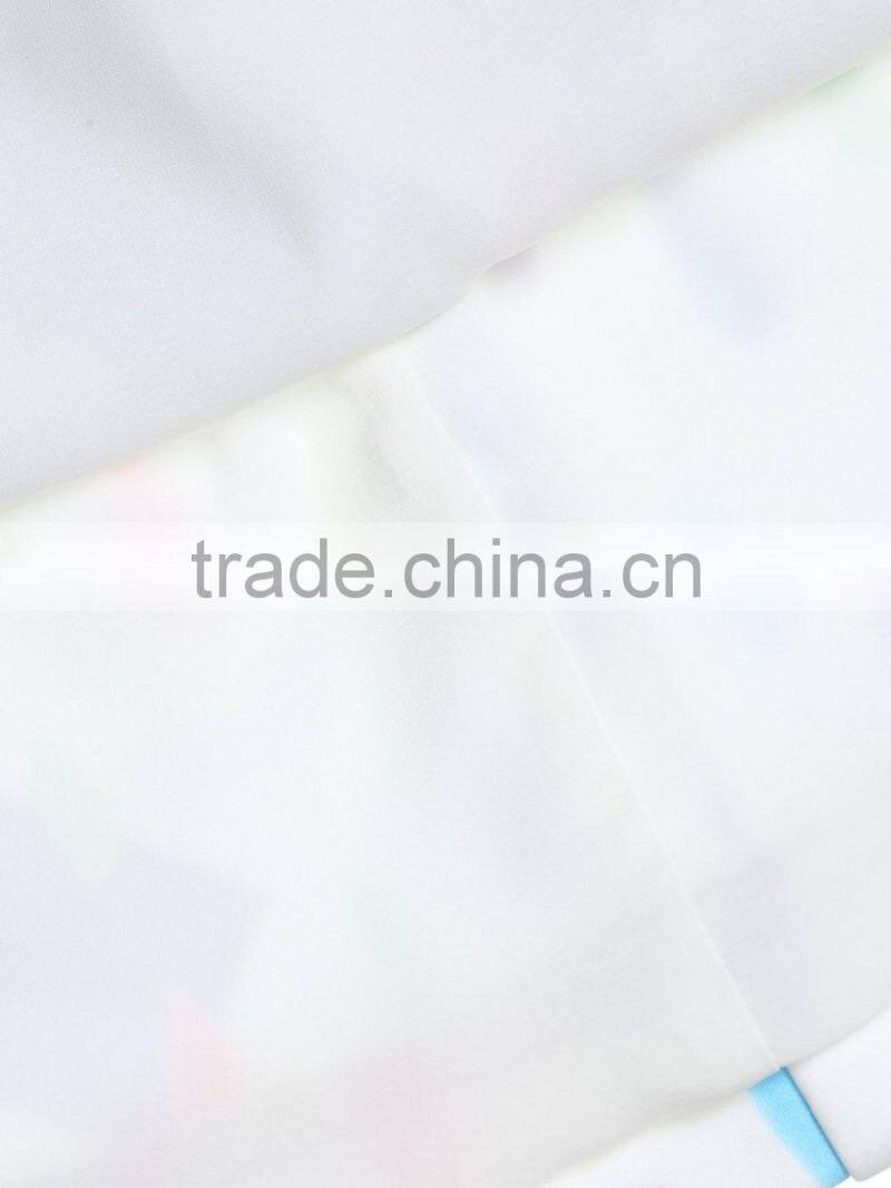 Gilrs printing short sleeve fashion dress