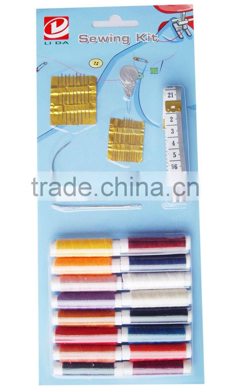 factory direct price 40s/2 sewing thread with hand needles