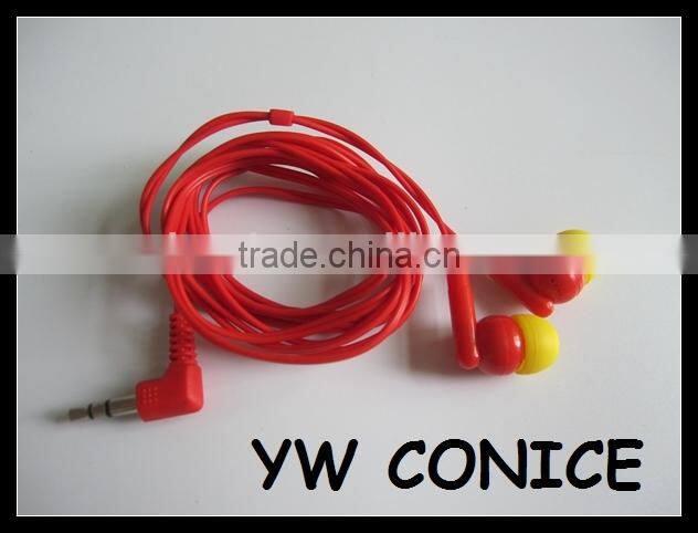 2014 High Quality Disposable Earphone For Wholesale