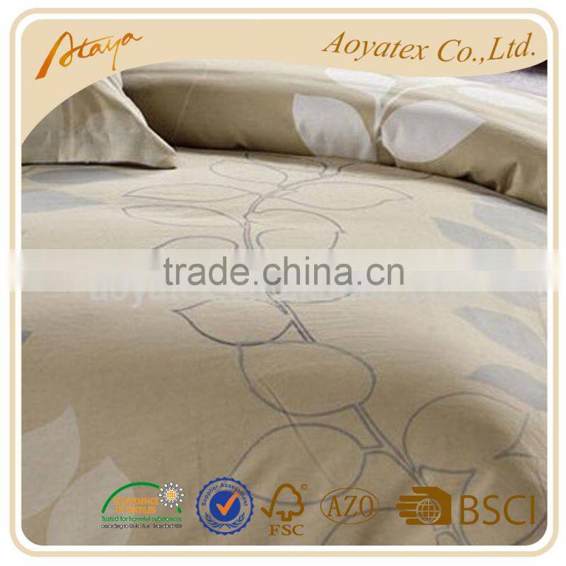 Hot wholesale cheap printed bed sheet