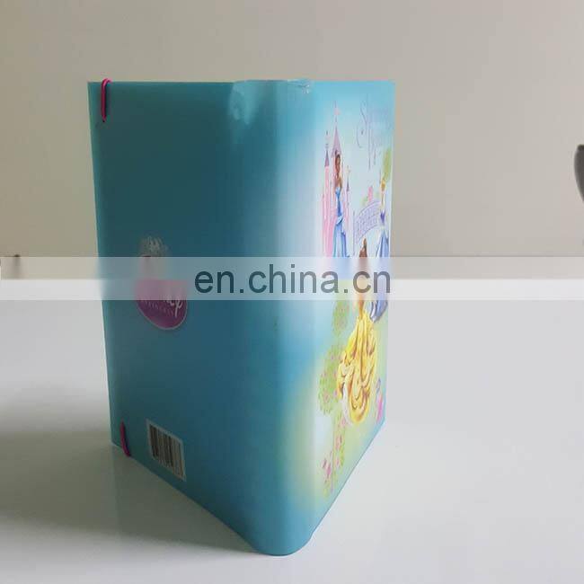 Wholesale cute kid a4 diary customized mini spiral notebook with lock key