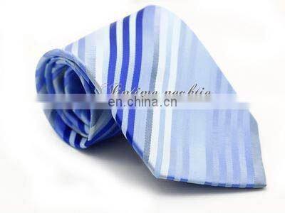 stripe 100% jacquard silk