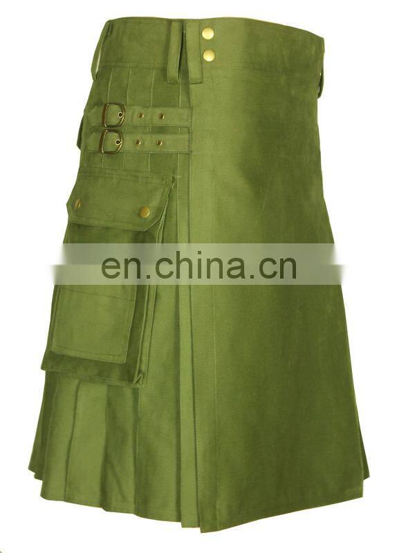 Active Man Olive Green Working Utility Kilt