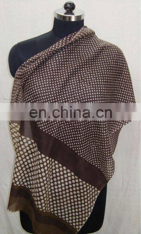 Silk Pashmina Printed scarf