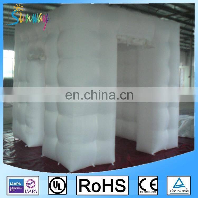 SUNWAY Wedding Rental LED Inflatable Photo Booth inflatable photobooth enclosure