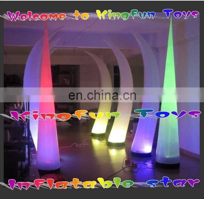 Inflatable cone decoration/ led light cone for event
