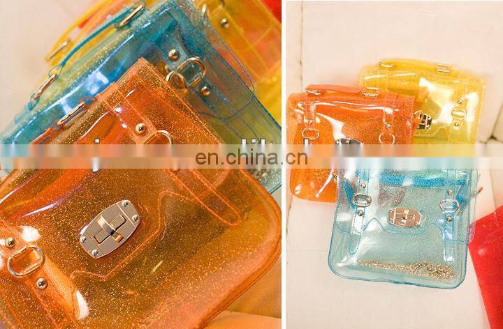 clear pvc plastic bag with snap button