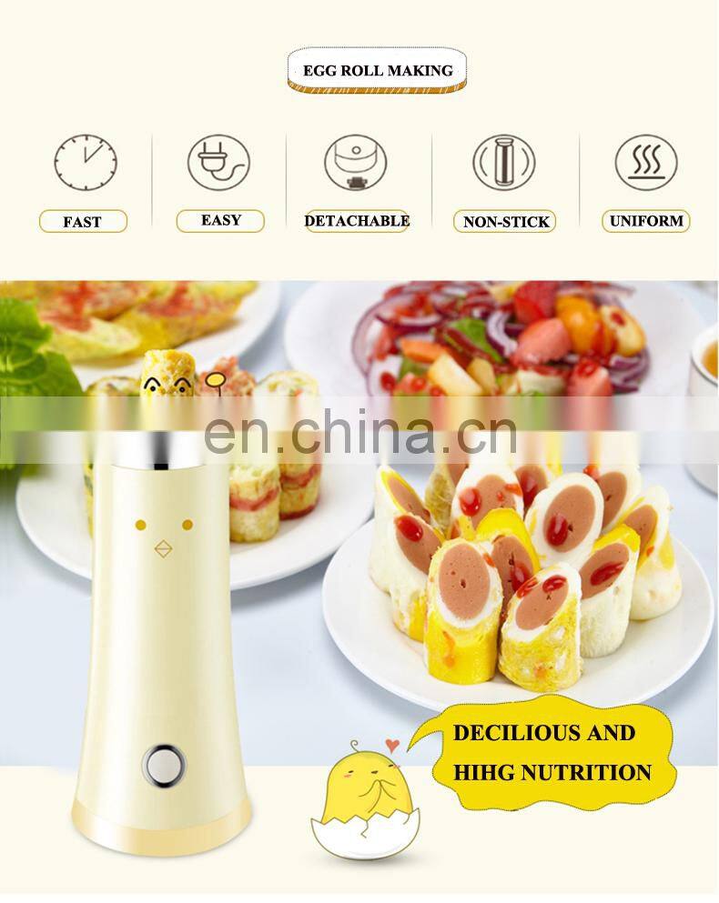 220V Automatic Household Type Egg Roller Maker Egg Cup Cooking Tool Multifunction Omelette Master DIY Sausage Breakfast Maker