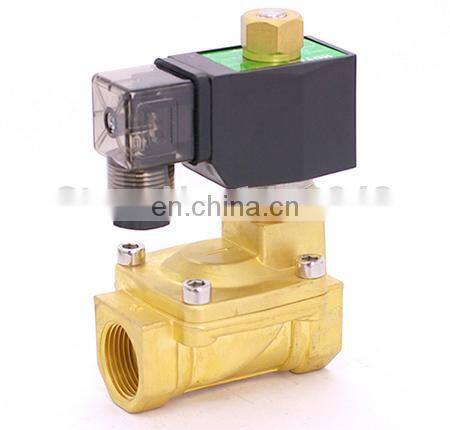GOGO Normally Open 2 Way Pilot Diaphragm Brass solenoid valves for water flow control 3/8" BSP 24vdc 15mm PX-10K NBR 0.5-13bar