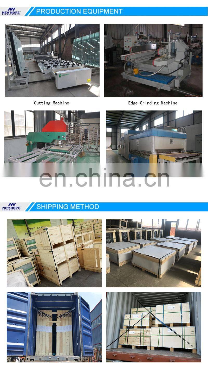 Cheap good quality aluminum clear tempered glass sliding door