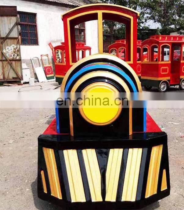 amusement park trackless train trencito turistico usado