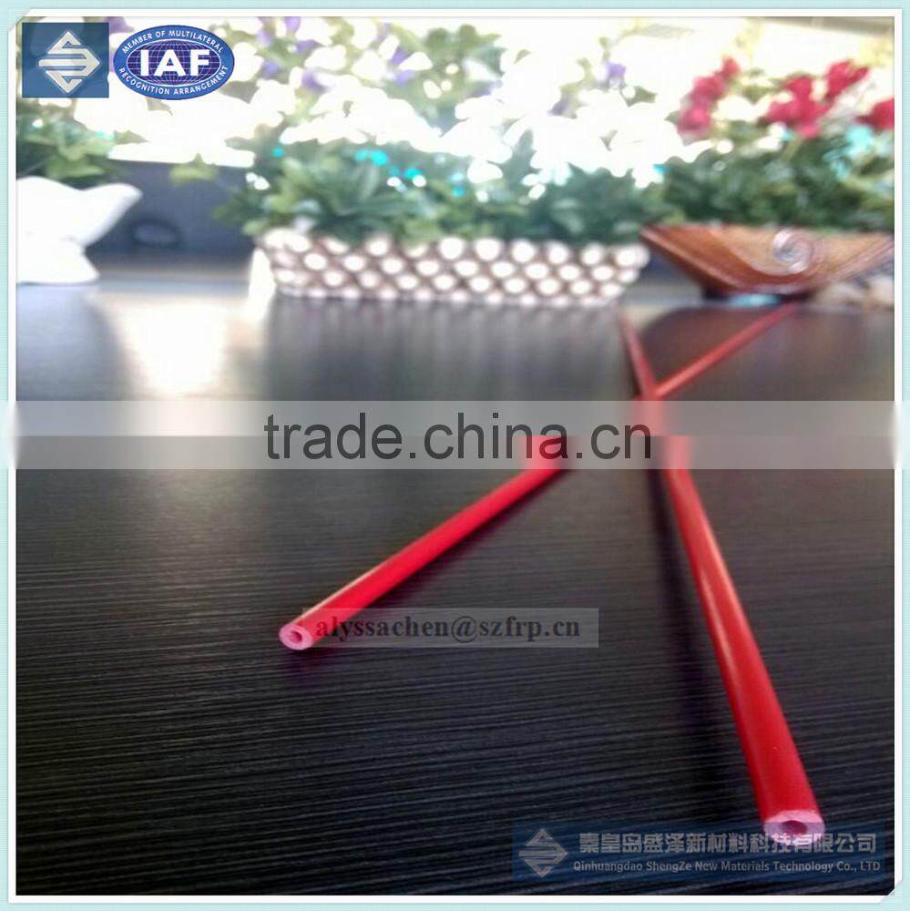 FRP round pipe/fiberglass pole/FRP flag pole/FRP indication rod in snow weather