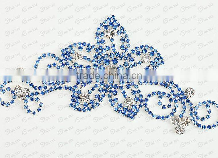 W0319 Pretty charming flower rhinestone embellishments,bridal wedding rhinestone flower embellishments
