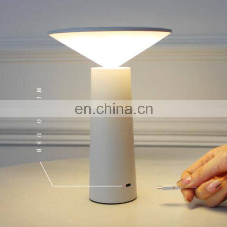 home decoration reading new design I shape led battery table lamp
