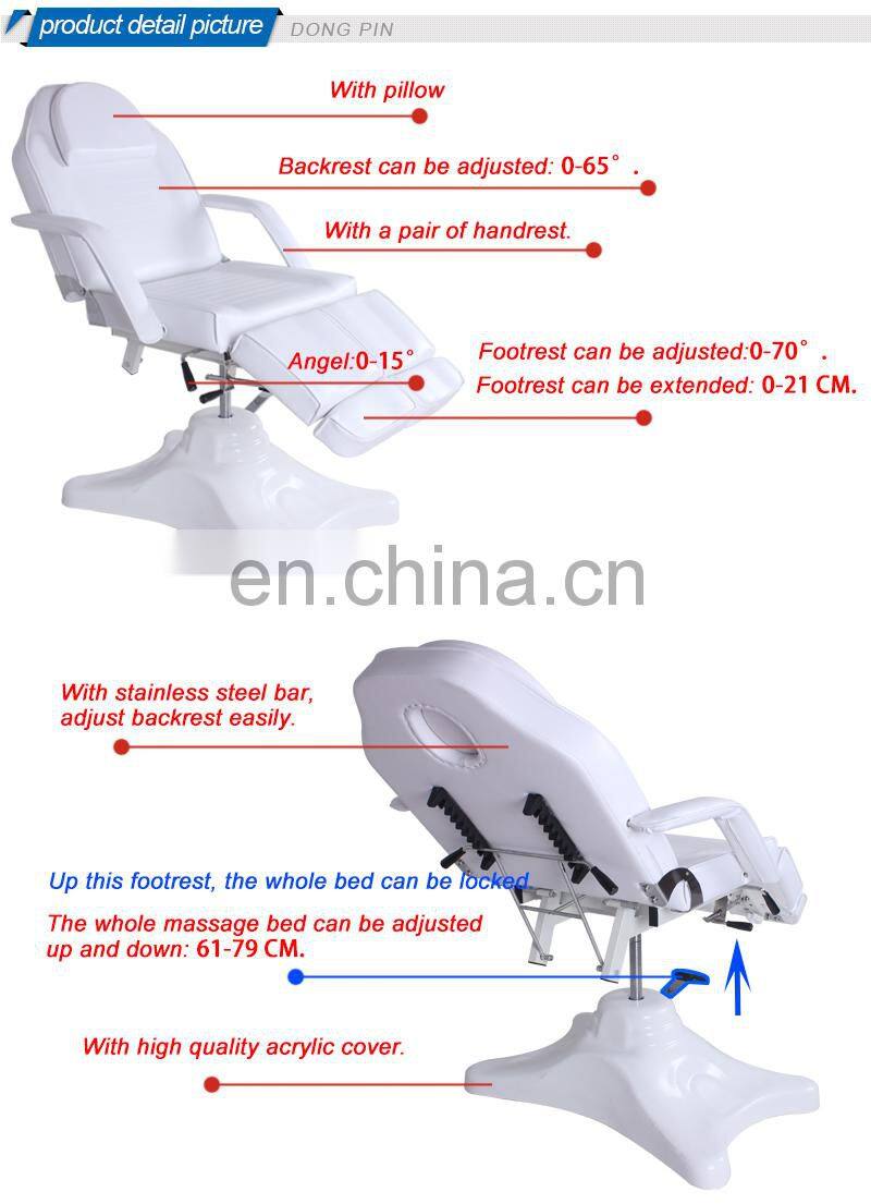 professional massage chair tattoo chairs with Separating legs