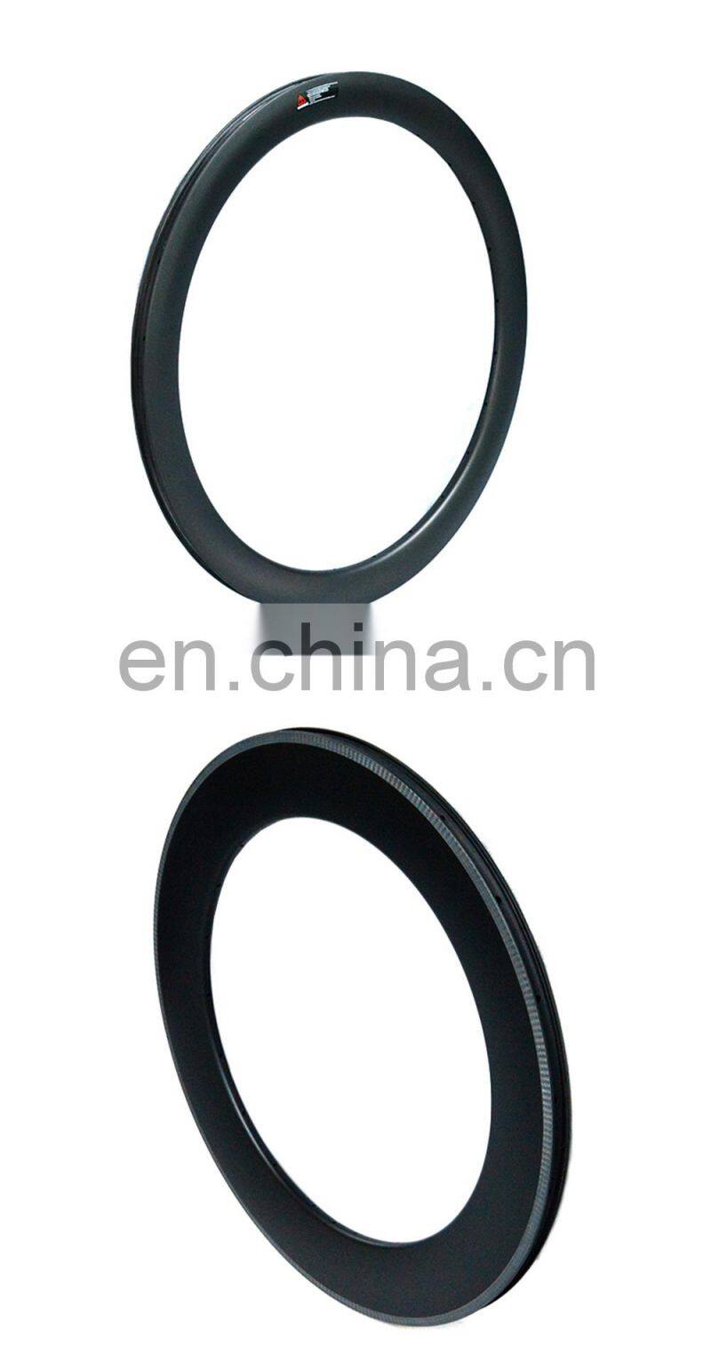 Logo Custom Road Bike Wheels 25mm Width 38mm Height Disc Carbon Rim Tubular Road Bike Bicycle Rim