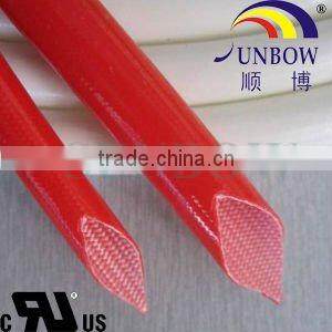 0.5mm silicone fiber glass sleeving/Fiberglass sleeving/glassfiber sleeving
