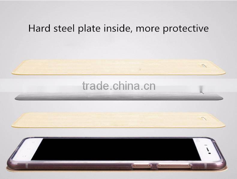 MOFi Original Celulares Housing for Xiaomi Mi Max, Mobile Phone Blank Leather Flip Cover Case for Xiaomi Max