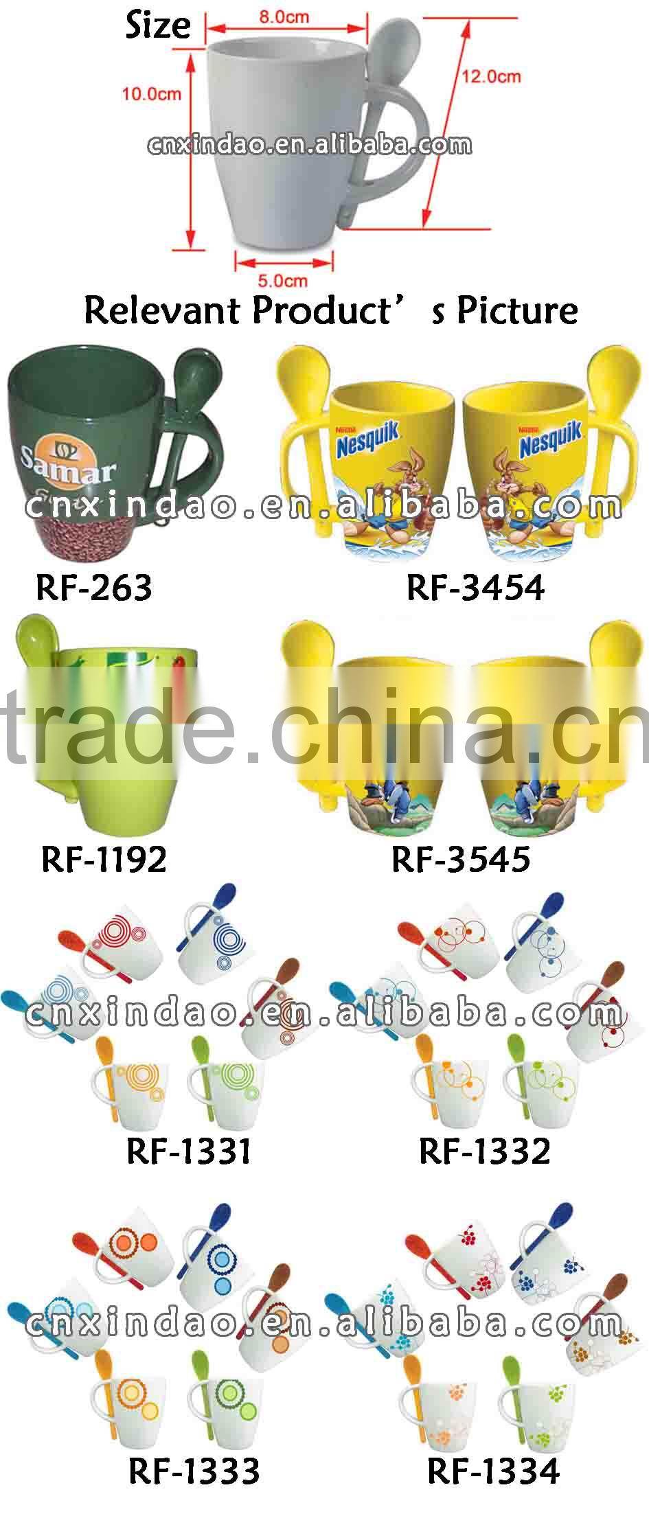 Hot Sale Good Qaulity Custom Cute Designed Porcelain Oversized Spooner Water Mug