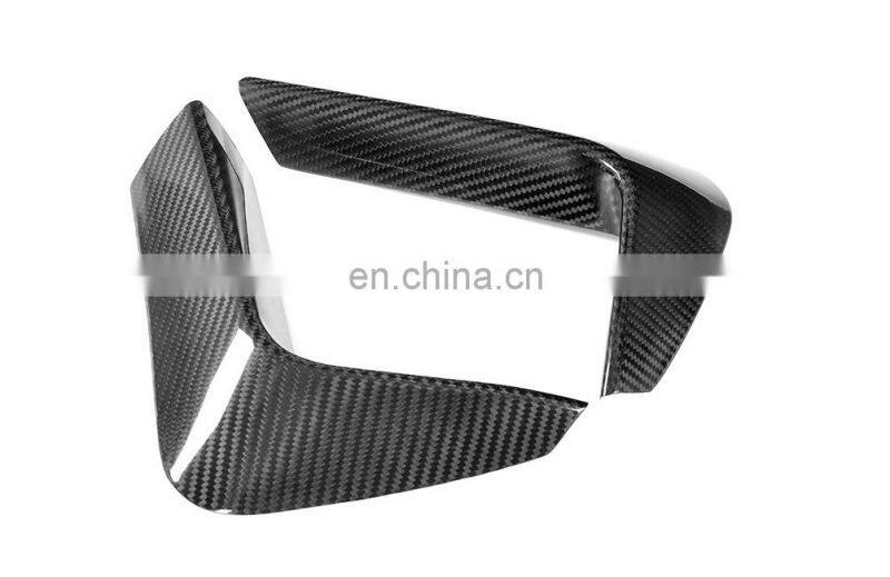 Rear bumper air canards canard splitter for BMW M3 M4 F80 F82 carbon fiber