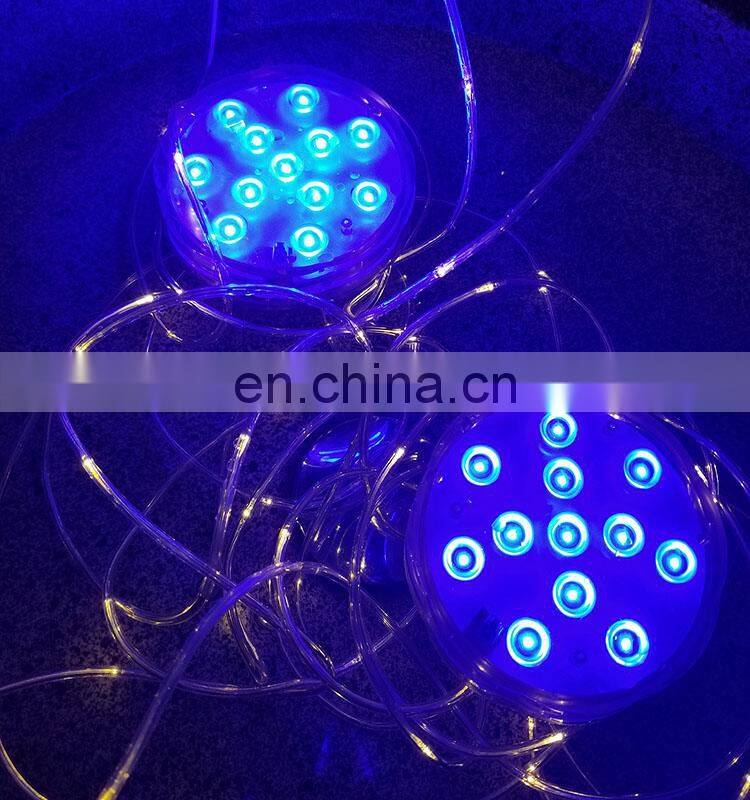 RGB Pond Light for Wedding Party Pool Multi Color Battery Powered Vase Based Floral Lamp Submersible LED Lights Waterproof