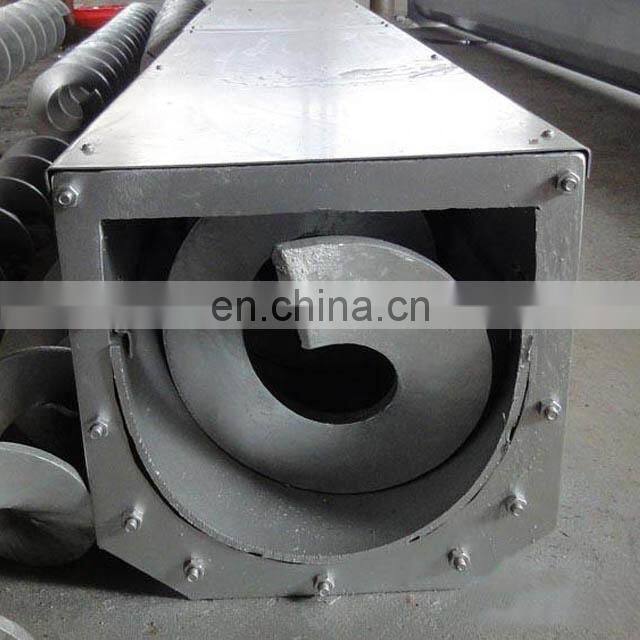 Flexible shaftless small screw conveyor for powder/sand concrete/grain