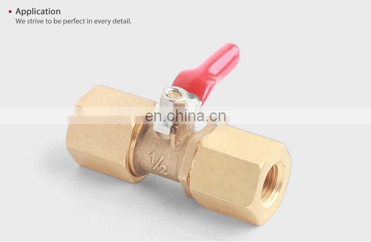 SNS pneumatic BL Series female thread straight connector adapter brass pipe fitting long Hex coupling nut