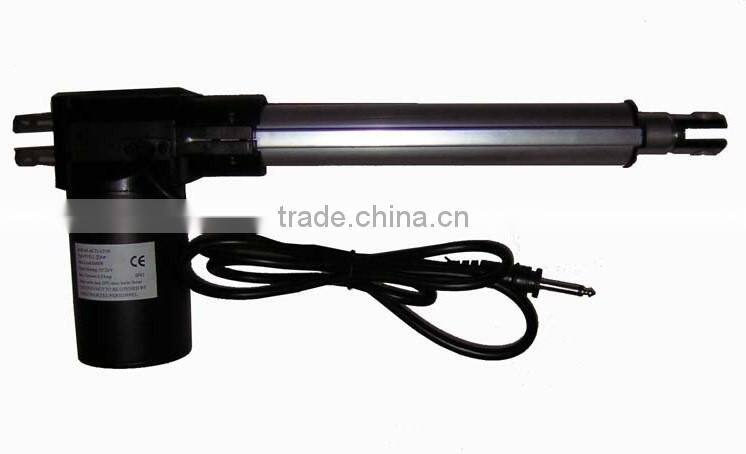 linear actuator with in line 12V/24V DC motor as window opener for shutter lift