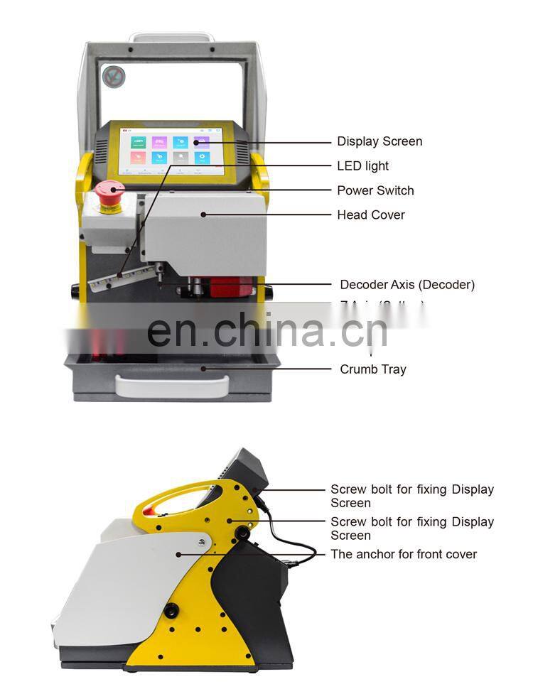 Car Automatic Key Duplicating Key Cutting Machine