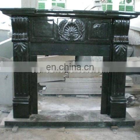 Indoor granite carving decorative fireplace surround