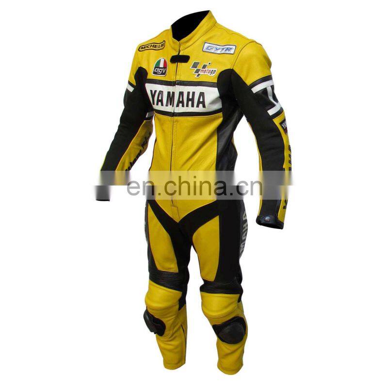 Custom Design Motorbike Racing Cowhide Motorcycle Leathers Suits Biker 1 piece