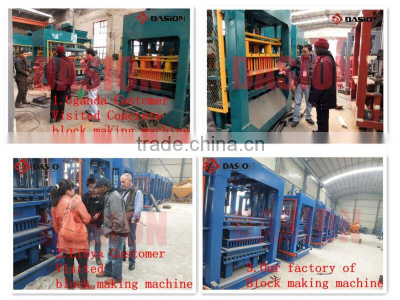 concrete block making machine DS6-15 cement brick maker