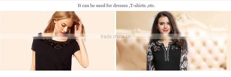 Newest dress collar lace collar neck designs