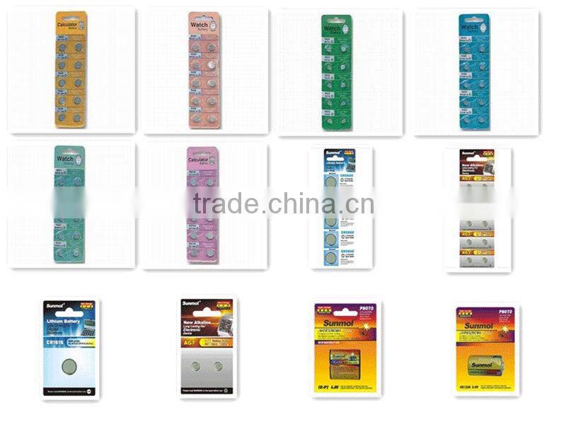 super Akaline button cell battery 1.5v