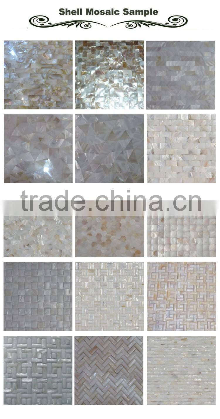 natural river shell mosaic decoration