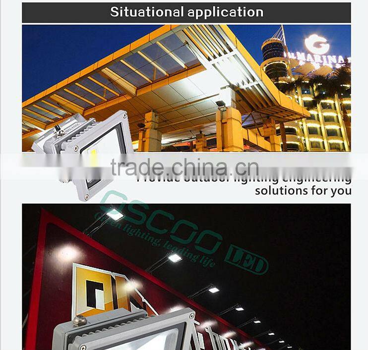 White Cover Outdoor 30W RGB LED Floodlight