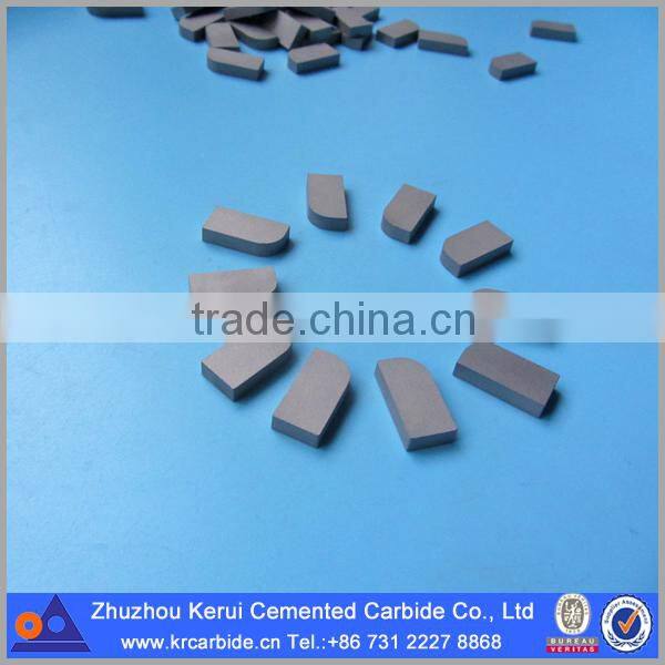 ANSI P20/P30/P40 welding tips tungsten carbide tips for brazed tool bits