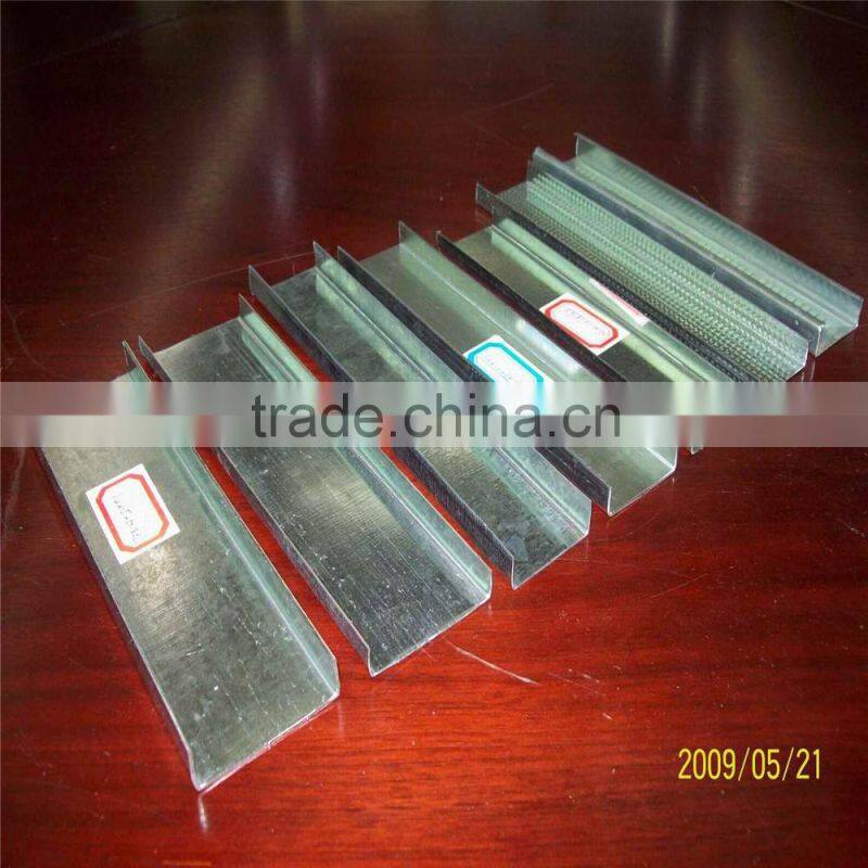 Light Steel Keel Galvanized Steel C Channel Furring Channel Keel System