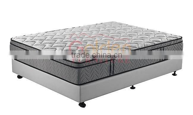 9Yr Gold Wholesale Popular New Design Bonnel Spring Mattress Price for Bedroom 6807-2A#