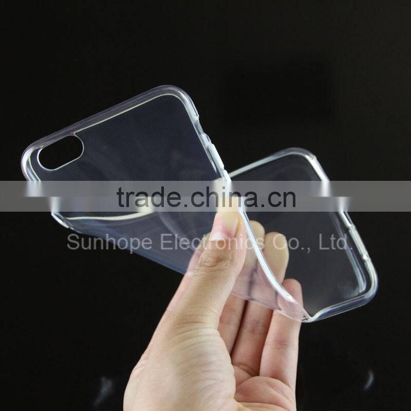 New Transparent tpu soft cell phone case for Iphone 7 Pro tpu cover