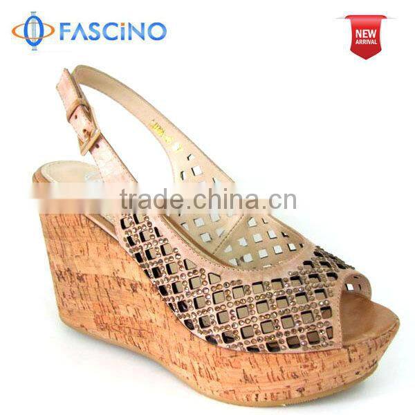 Fashion newest high heel sandal for ladies