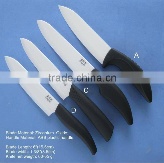 kitchen ceramic serrated knife