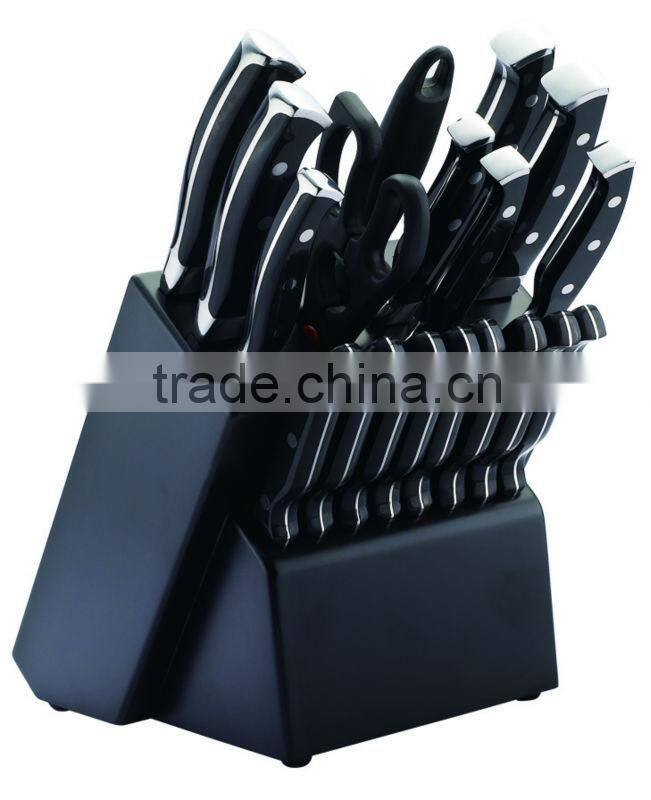 ABS+430 S/S HANDLE 19PCS KITCHEN KNIFE SET