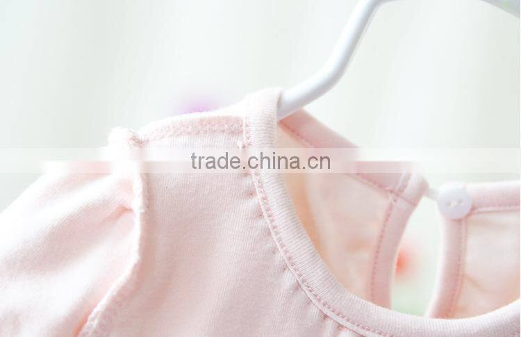 2015 Latest design autumn baby girls dress infant lace princess dresses