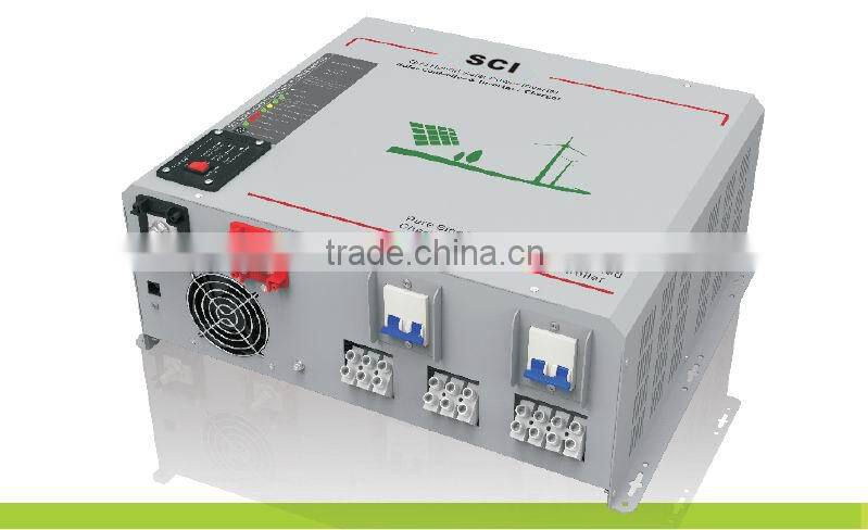 pure sine wave off grid solar inverter 2000w with mppt solar controller 12v 24v dc to 220v ac solar inverter