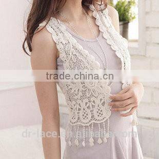 2014 new crochet cotton neck lace/dress making neck lace /collar lace